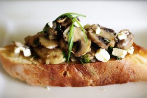 mushroom bruscheta