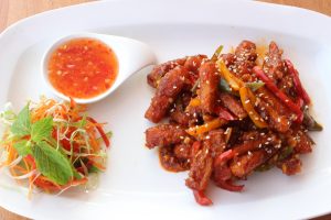 honey chilli potato