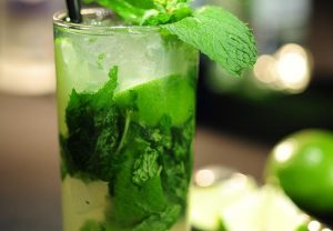 green apple mojito welcome drinks