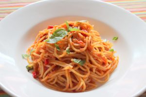 Spaghetti in Neapolitan Sauce