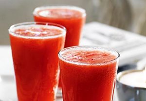 Strawberry Crush welcome drinks